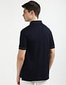 Tommy Hilfiger Solid Zipper Polo Shirt