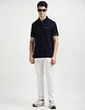 Tommy Hilfiger Solid Zipper Polo Shirt