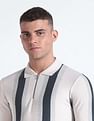 Flying Machine Vertical Stripe Knitted T-shirt