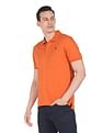 AD by Arvind Modern Jersey Slub Polo Shirt