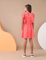 U.S. Polo Assn. Kids Girls Schiffli Fit And Flare Dress