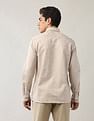Arrow Newyork Manhattan Slim Fit Pure Cotton Satin Shirt