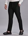Tommy Hilfiger Regular-Fit Self-Design Mid Rise Trouser