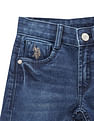 U.S. Polo Assn. Kids Boys Dark Wash Denim Shorts