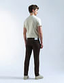 Flying Machine Slash Slim-Tapered Fit Mid Rise Jeans