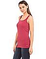 U.S. Polo Assn. Women U-Neck Melange Tank Top