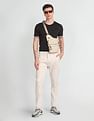 Flying Machine Mid Rise Slim Tapered Trousers