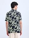 Flying Machine Abstract Pattern Regular Shirt