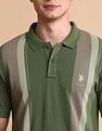U.S. Polo Assn. Colourblocked Slim Fit Polo Shirt