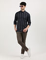 Tommy Hilfiger Twill Multi Striped Regular Fit Shirt