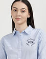 Tommy Hilfiger Heritage Logo Stripe Oxford Shirt