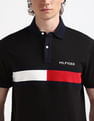 Tommy Hilfiger Striped Cotton Polo Shirt