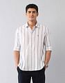 U.S. Polo Assn. Denim Co. Vertical Striped Dobby Regular Fit Shirt