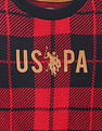 U.S. Polo Assn. Kids Boys Crew Neck Check Sweater