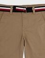 Tommy Hilfiger Boys Brown Solid Shorts