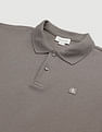 Calvin Klein Solid Badge Logo Polo Shirt