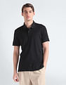 Calvin Klein Solid Cotton Liquid Polo Shirt