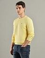 Tommy Hilfiger Solid Regular-Fit Cotton Sweater