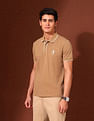 U.S. Polo Assn. Solid Slim Fit Varsity Polo Shirt
