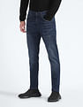 Flying Machine Stone Wash Slash Slim Tapered Fit Jeans