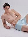 Calvin Klein Underwear Mens Blue Solid Trunk