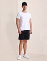 U.S. Polo Assn. Slim Straight Cotton Linen Shorts