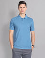 AD by Arvind Embroidered Logo Cotton Polo Shirt