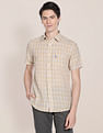 U.S. Polo Assn. Outdoor Check Linen Cotton Shirt
