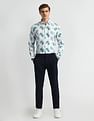 Arrow Newyork Manhattan Slim All-Over Printed Shirt