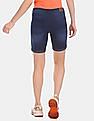 Aeropostale Blue Upturned Hem Stone Wash Denim Shorts