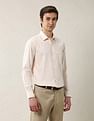Arrow Textured Manhattan Slim Fit Ceremonial Shirt
