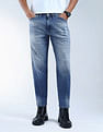 Flying Machine K-Crop Fit Lightly Distressed Jeans