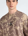 Calvin Klein Jeans Camouflage Print Cotton T-Shirt