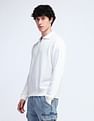 Flying Machine Relaxed Fit Solid Sweatshirt