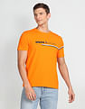 USPA Active Slim Fit Brand Print T-Shirt