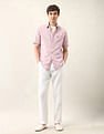 Arrow Sport Heathered Regular Fit Air Soft Shirt