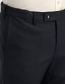 Arrow Solid Dobby Slim Fit Trousers