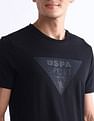 USPA Active Brand Printed Slim Fit T-Shirt