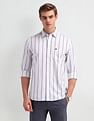 Arrow Sport Oxford Vertical Striped Shirt