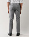 Arrow Regular Fit Textured Trousers