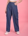 Flying Machine Women Straight Fit Pure Cotton Jeans