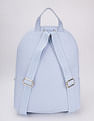 Tommy Hilfiger Solid Blue Pu Backpack
