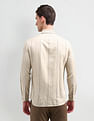 Arrow Sport Tailored Fit Vertical Striped Shirt
