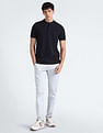 Tommy Hilfiger Signature Mandarin Collar Slim Polo Shirt