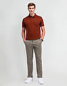 Arrow Sport Regular Fit Mid Rise Trousers