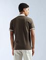 Flying Machine Textured Color Of Home Polo Shirt