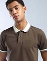 Flying Machine Textured Color Of Home Polo Shirt