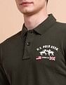 U.S. Polo Assn. Denim Co. Brand Printed Muscle Fit Polo Shirt