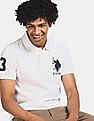 U.S. Polo Assn. Brand Embroidered Pique Polo Shirt