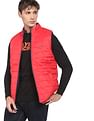 Flying Machine High Neck Solid Reversible Jacket
